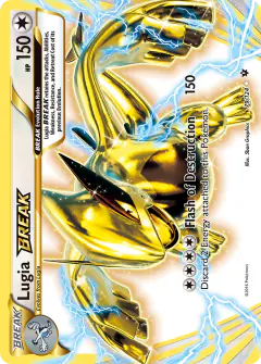 Lugia BREAK 79/124 Rare BREAK card from Fates Collide
