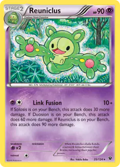 Reuniclus 35/124 Rare card from Fates Collide