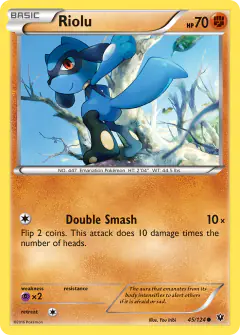 Riolu 45/124 Common card from Fates Collide