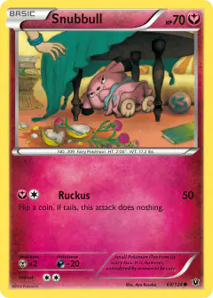 Snubbull 68/124 Common card from Fates Collide