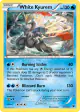 White Kyurem 21/124 Rare Holo card from Fates Collide