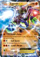 Zygarde-EX 54/124 Rare Holo EX card from Fates Collide