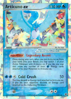 Articuno ex 114/112 Rare Secret card from FireRed & LeafGreen