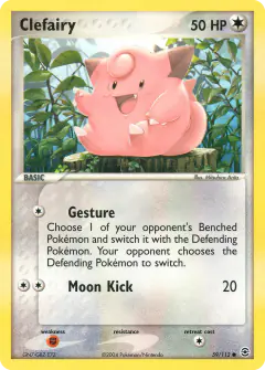 Clefairy 59/112 Common card from FireRed & LeafGreen