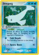 Dewgong 3/112 Rare Holo card from FireRed & LeafGreen