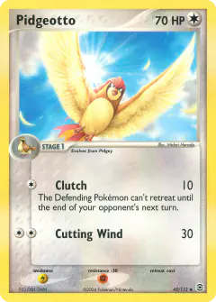 Pidgeotto 45/112 Uncommon card from FireRed & LeafGreen