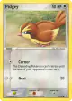 Pidgey 73/112 Common card from FireRed & LeafGreen