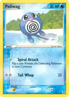 Poliwag 75/112 Common card from FireRed & LeafGreen