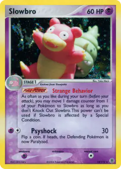 Slowbro 14/112 Rare Holo card from FireRed & LeafGreen