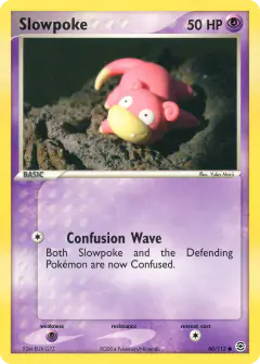 Slowpoke 80/112 Common card from FireRed & LeafGreen