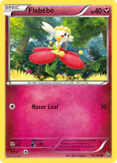 Flabébé 63/106 Common card from Flashfire