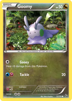 Goomy 72/106 Common card from Flashfire