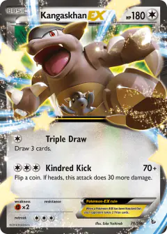 Kangaskhan-EX 78/106 Rare Holo EX card from Flashfire