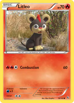 Litleo 18/106 Common card from Flashfire
