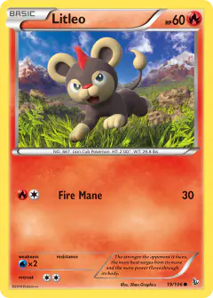 Litleo 19/106 Common card from Flashfire