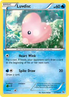 Luvdisc 27/106 Uncommon card from Flashfire