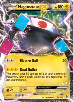 Magnezone-EX 35/106 Rare Holo EX card from Flashfire