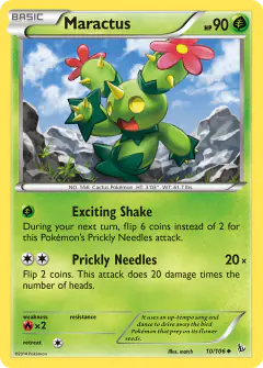 Maractus 10/106 Uncommon card from Flashfire