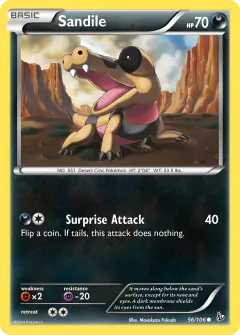 Sandile 56/106 Common card from Flashfire