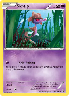 Skrelp 44/106 Common card from Flashfire