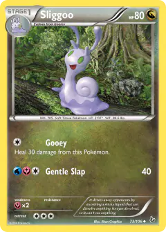 Sliggoo 73/106 Uncommon card from Flashfire