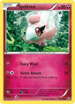 Spritzee 67/106 Common card from Flashfire