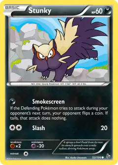 Stunky 53/106 Common card from Flashfire