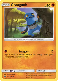 Croagunk 63/131 Common card from Forbidden Light