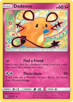 Dedenne 88/131 Uncommon card from Forbidden Light