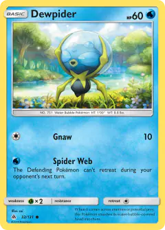 Dewpider 32/131 Common card from Forbidden Light