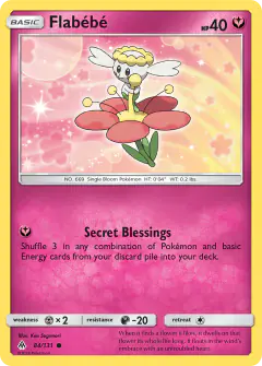 Flabébé 84/131 Common card from Forbidden Light