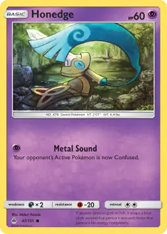 Honedge 47/131 Common card from Forbidden Light