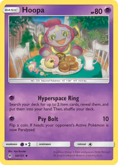 Hoopa 54/131 Uncommon card from Forbidden Light
