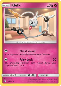 Klefki 89/131 Uncommon card from Forbidden Light