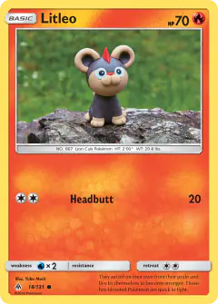 Litleo 18/131 Common card from Forbidden Light
