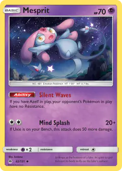 Mesprit 42/131 Uncommon card from Forbidden Light