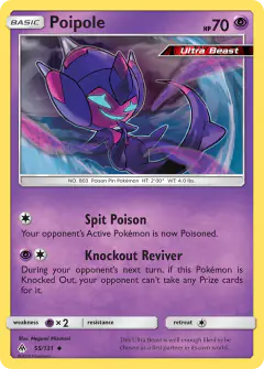 Poipole 55/131 Uncommon card from Forbidden Light