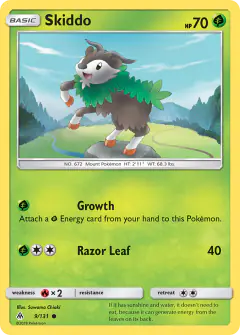 Skiddo 9/131 Common card from Forbidden Light