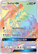 Yveltal-GX 137/131 Rare Rainbow card from Forbidden Light