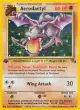 Aerodactyl 1/62 Rare Holo card from Fossil