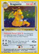 Dragonite 4/62 Rare Holo card from Fossil
