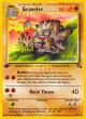 Graveler 37/62 Uncommon card from Fossil