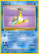 Lapras 25/62 Rare card from Fossil