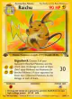 Raichu 29/62 Rare card from Fossil