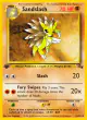 Sandslash 41/62 Uncommon card from Fossil