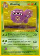 Weezing 45/62 Uncommon card from Fossil