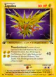Zapdos 30/62 Rare card from Fossil