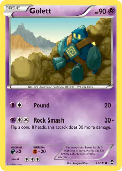 Golett 42/111 Common card from Furious Fists