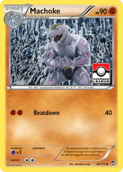 Machoke 45/111 Uncommon card from Furious Fists