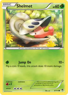 Shelmet 8/111 Common card from Furious Fists